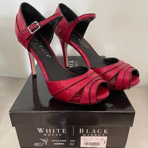 White House Black Market Sandra heels